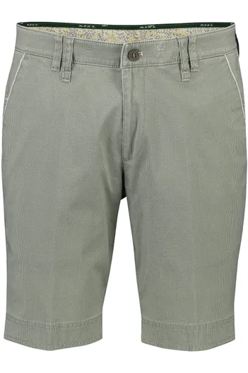 M.E.N.S. Katoenen M.E.N.S. Bari stretch korte broek olijfgroen katoen