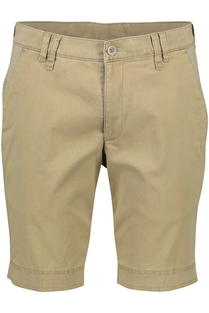Katoenen M.E.N.S. bermuda Bari effen khaki