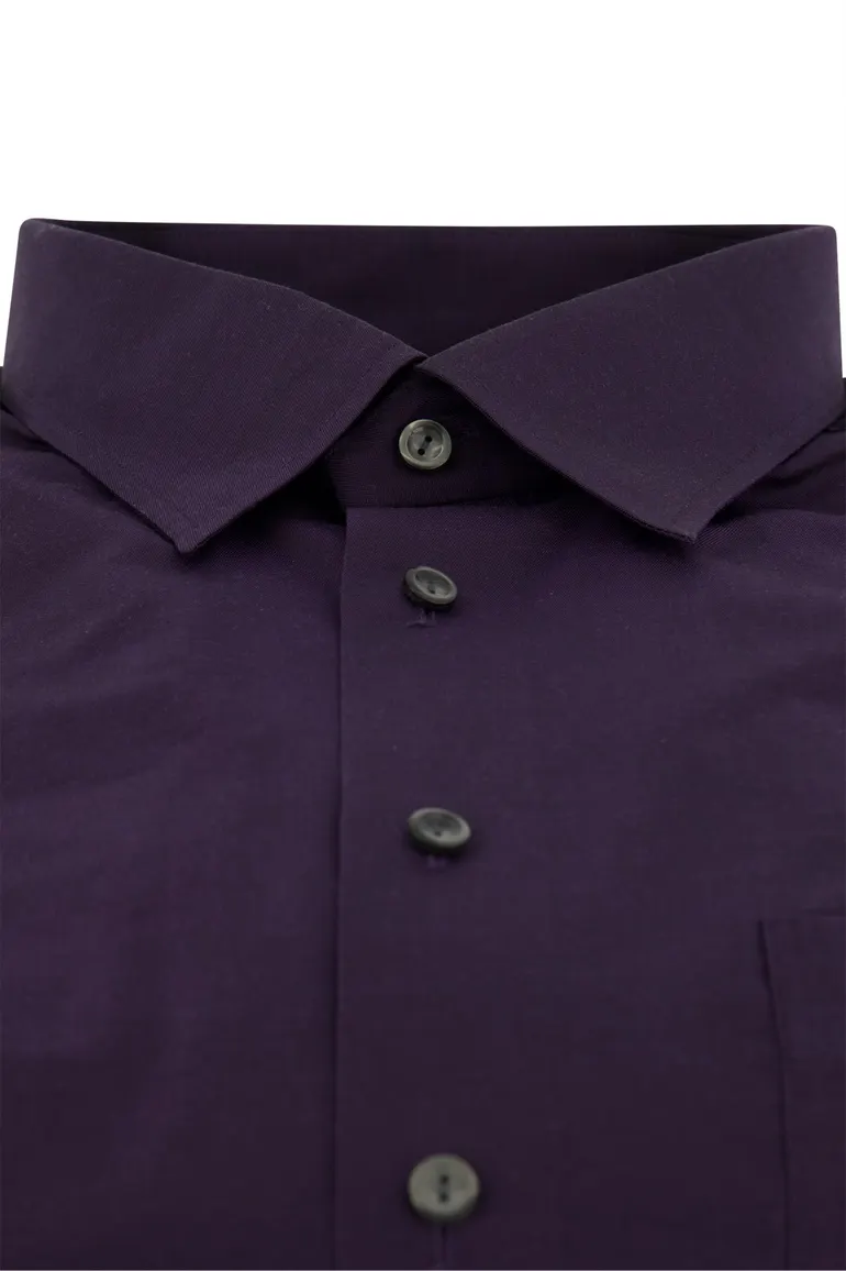 Eton overhemd donkerblauw classic