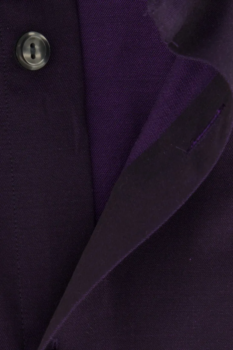 Eton overhemd donkerblauw classic