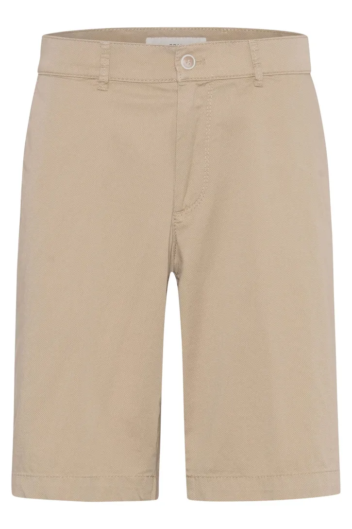 Brax Bermuda beige effen