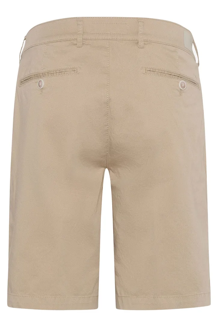 Brax Bermuda beige effen