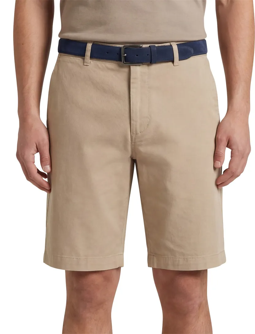 Brax Bermuda beige effen