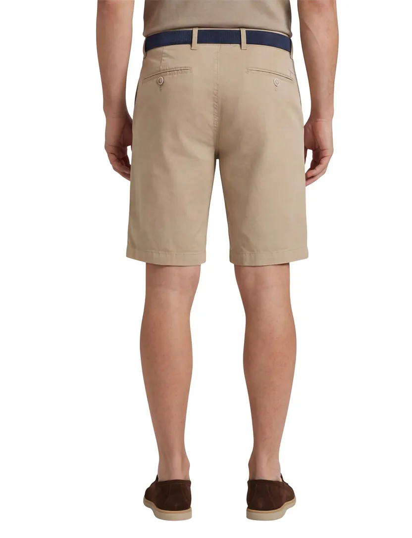 Brax Bermuda beige effen