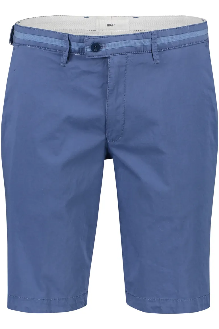 Brax bermuda blauw Felix Modern Fit katoen effen