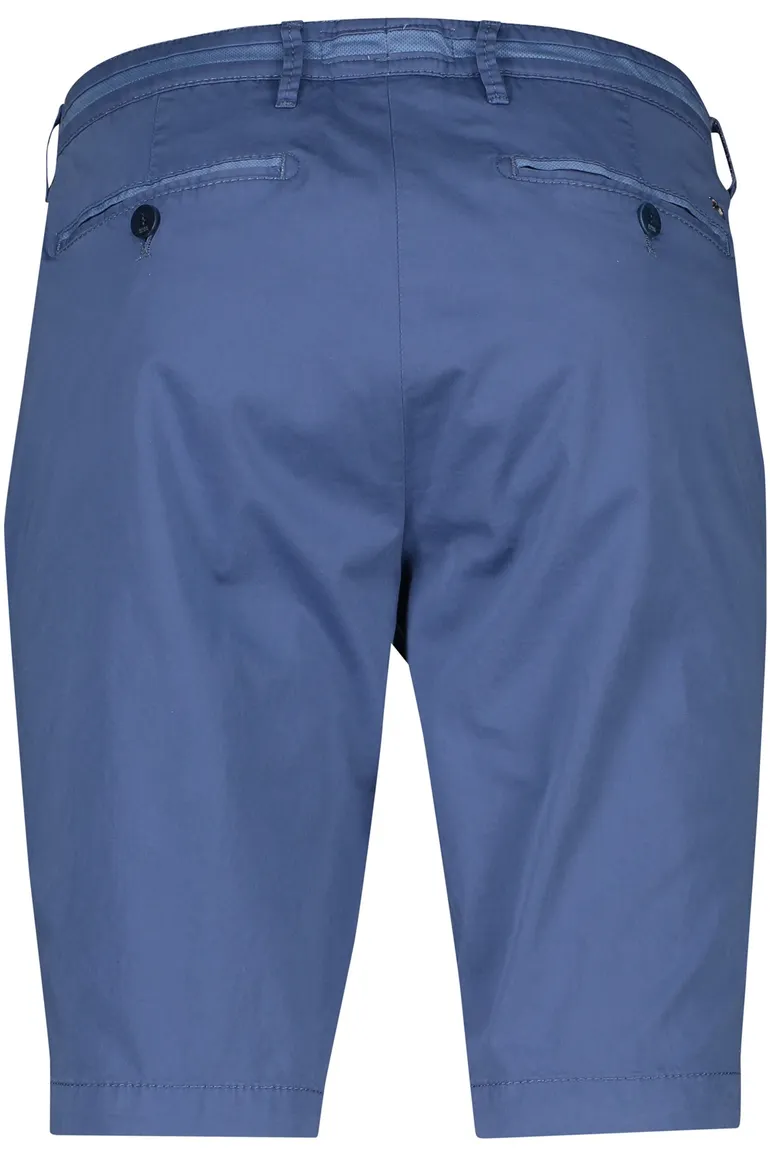 Brax bermuda blauw Felix Modern Fit katoen effen