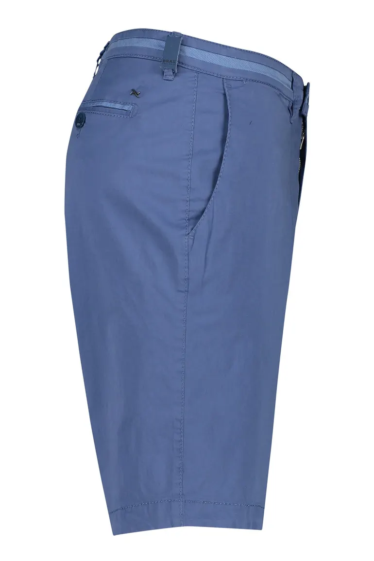 Brax bermuda blauw Felix Modern Fit katoen effen