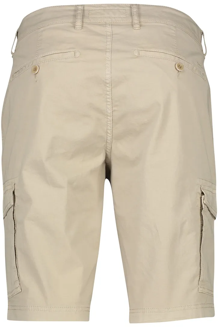 Brax korte broek beige effen cargo