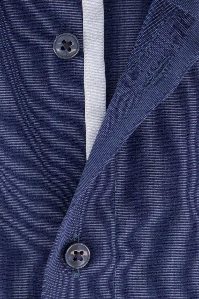 Navy uni Olymp overhemd korte mouw Luxor Modern Fit
