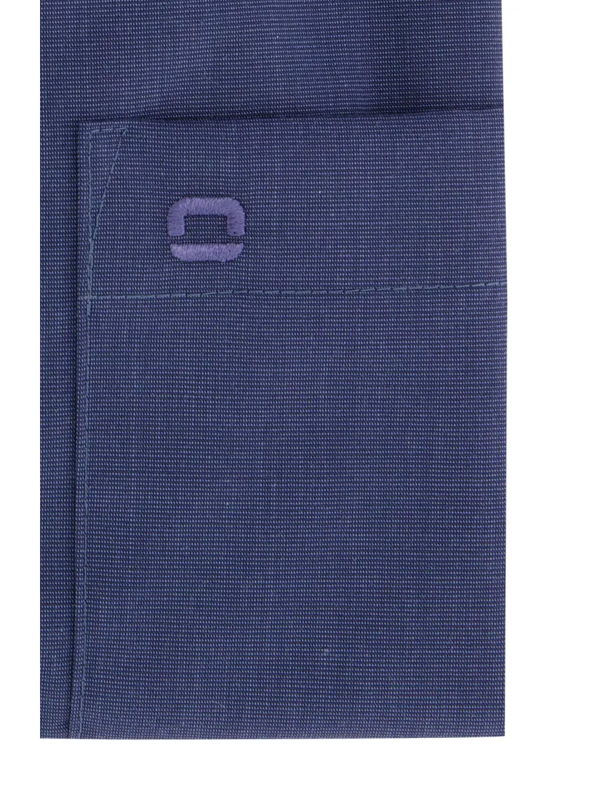 Navy uni Olymp overhemd korte mouw Luxor Modern Fit