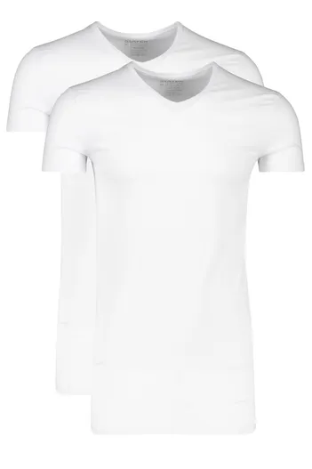 Slater Slater t-shirt wit 2-pack