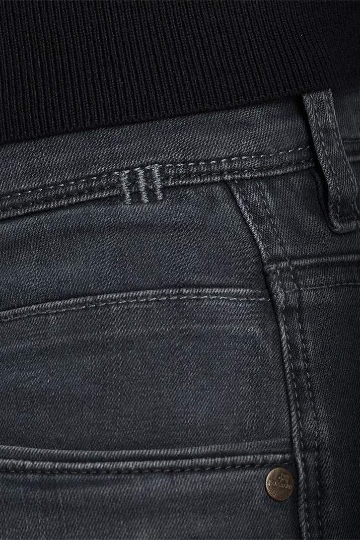 katoenen Vanguard jeans blauw effen slim fit