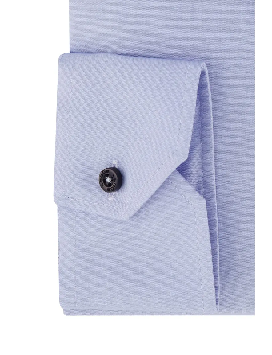 Ledub business overhemd mouwlengte 7 Modern Fit New lichtblauw effen