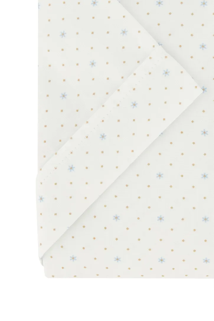 Ledub modern fit overhemd wit korte mouw