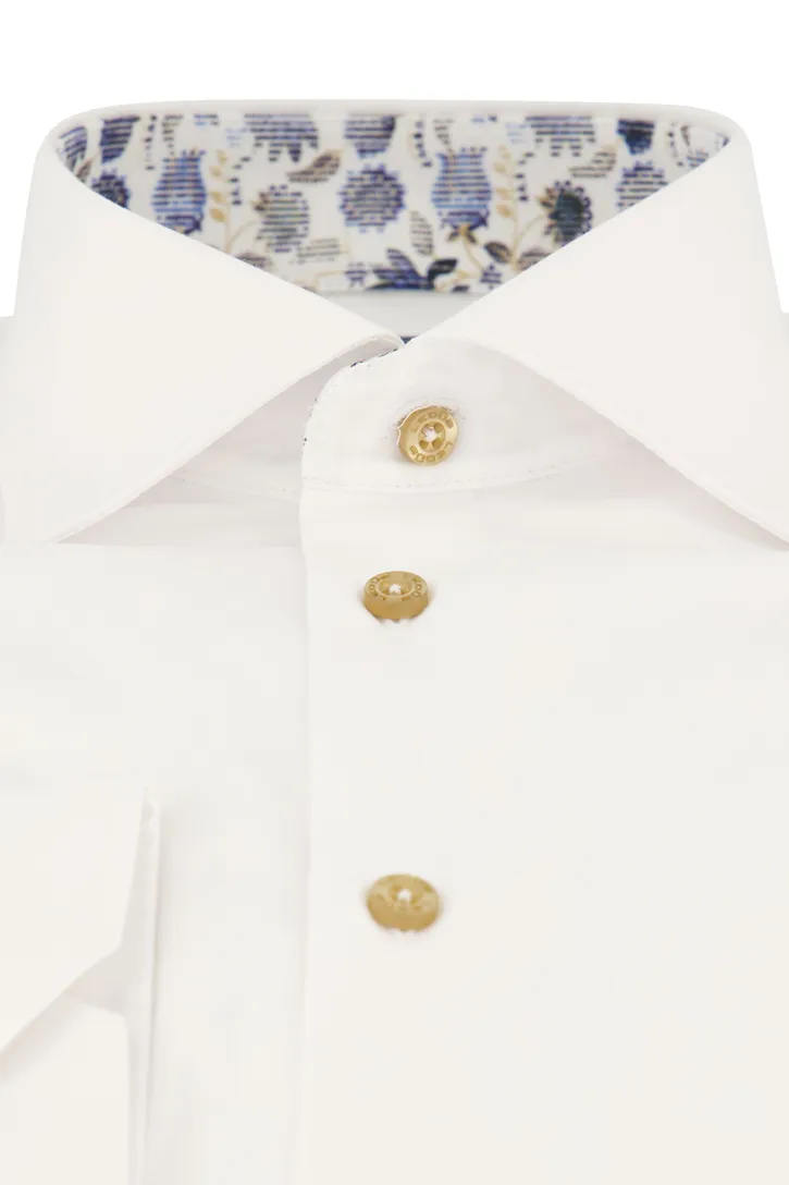 Overhemd Ledub Modern Fit wit