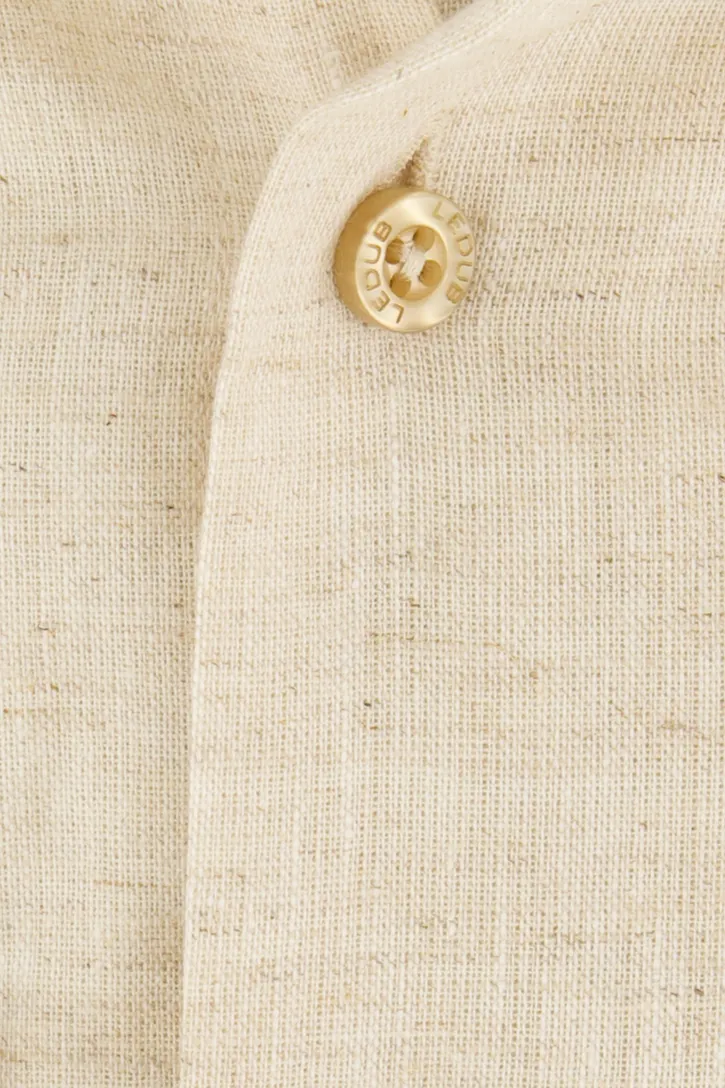 Ledub premium quality overhemd Modern Fit beige