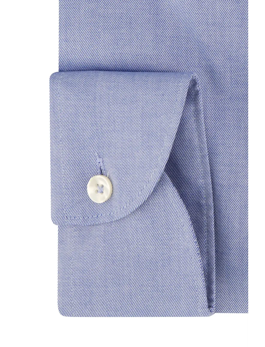 John Miller overhemd blauw effen