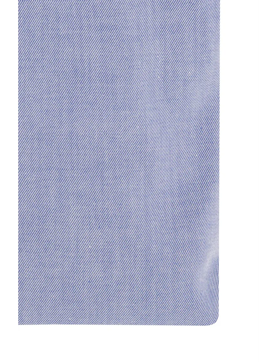 John Miller overhemd blauw effen