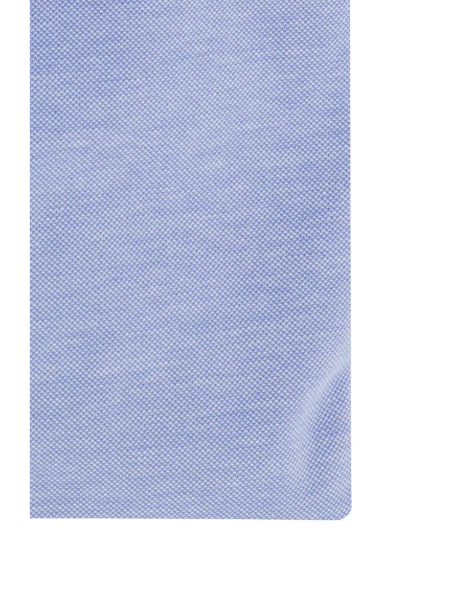 John Miller overhemd slim fit effen blauw katoen