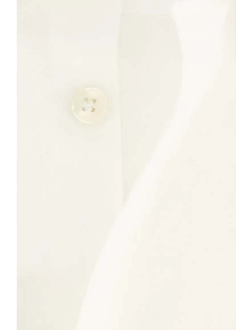 John Miller overhemd wit effen button-down