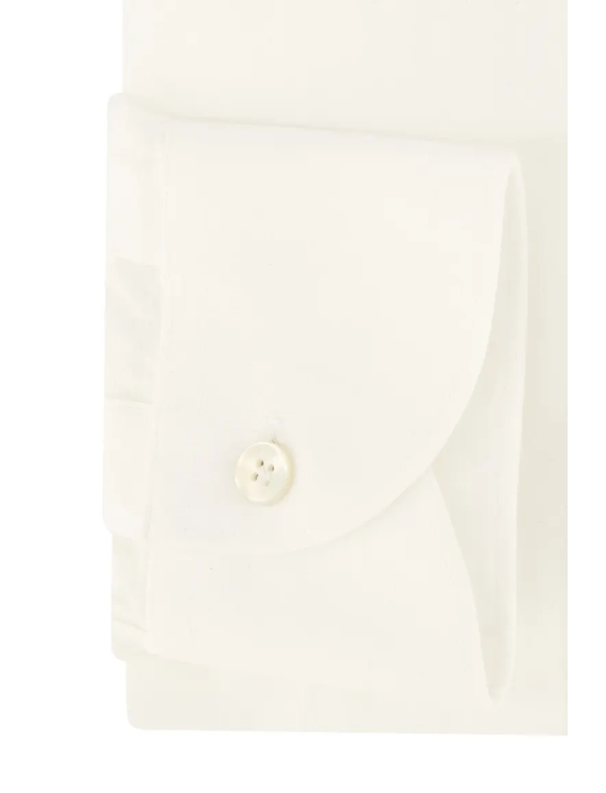 John Miller overhemd wit effen button-down