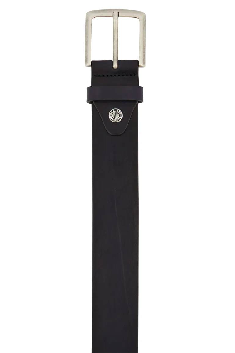 riem Lindenmann effen leer donkerblauw