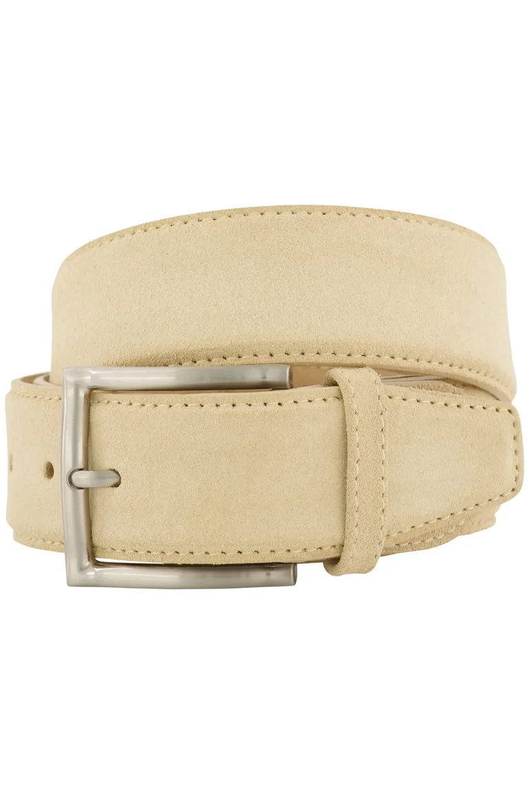 riem Lindenmann effen leer beige