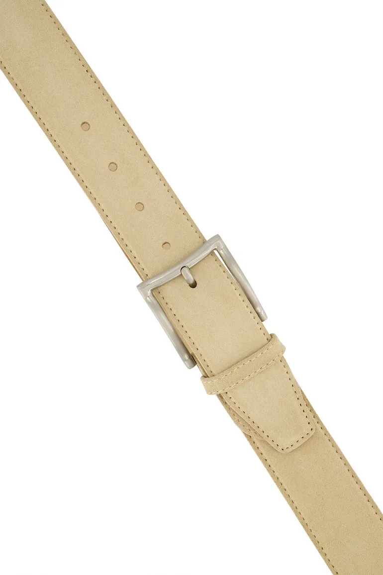 riem Lindenmann effen leer beige