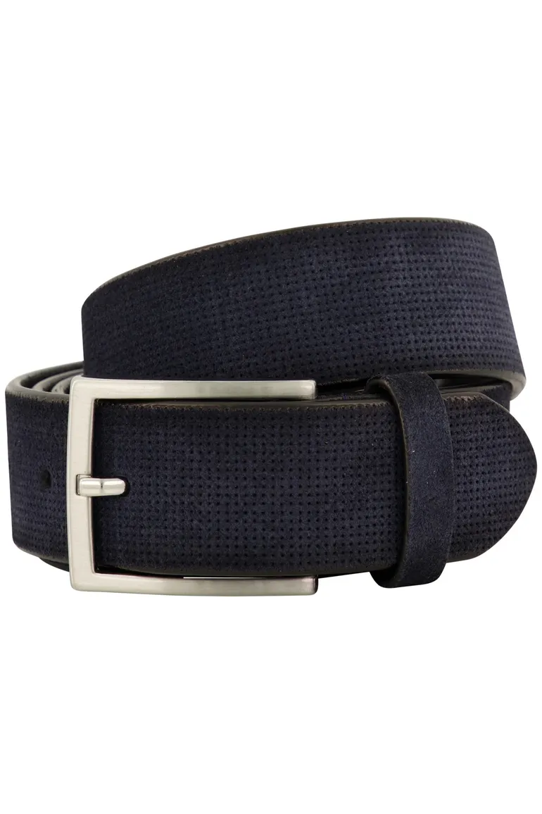 Riem Lindenmann donkerblauw uni leder