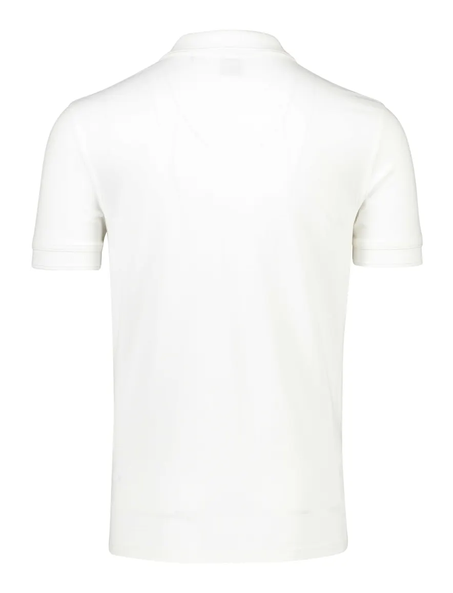 Boss Orange Prime polo normale fit wit effen katoen