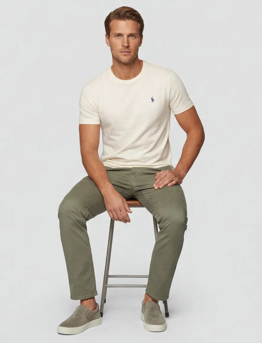 Polo Ralph Lauren t-shirt gebroken wit