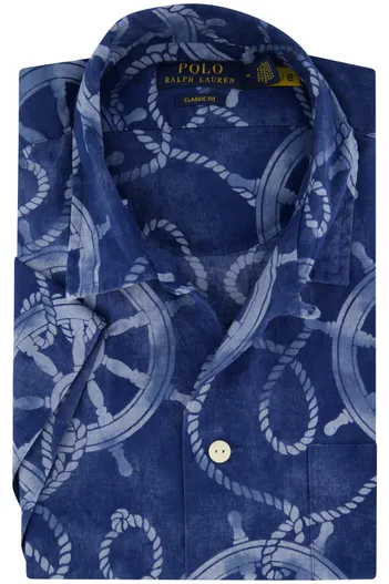 Polo Ralph Lauren Polo Ralph Lauren overhemd blauw geprint