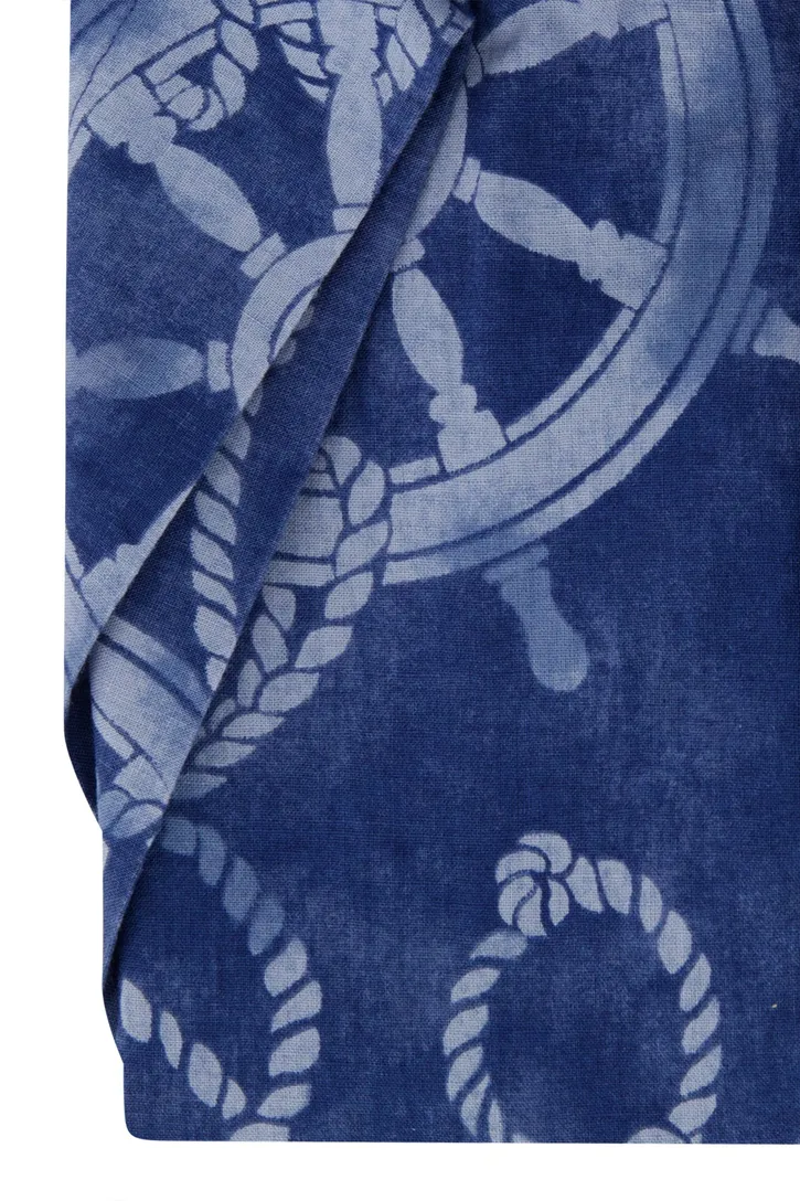 Polo Ralph Lauren overhemd classic fit blauw geprint katoen