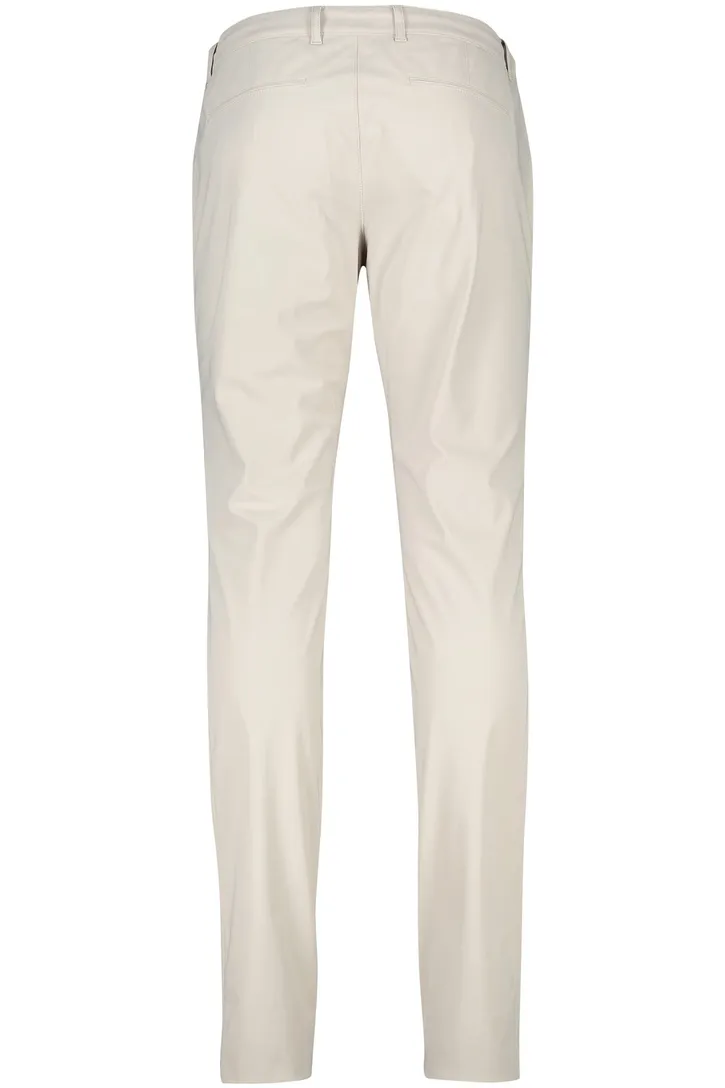 COM4 chino beige polyamide met stretch