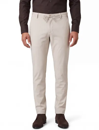 North84 North84 chino crème met touw
