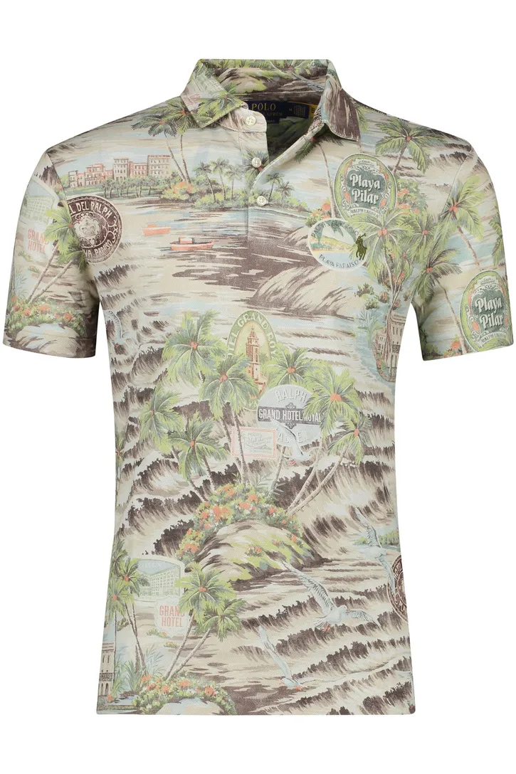 poloshirt korte mouw Polo Ralph Lauren Big & Tall groen