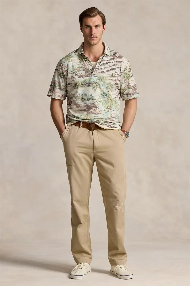 poloshirt korte mouw Polo Ralph Lauren Big & Tall groen