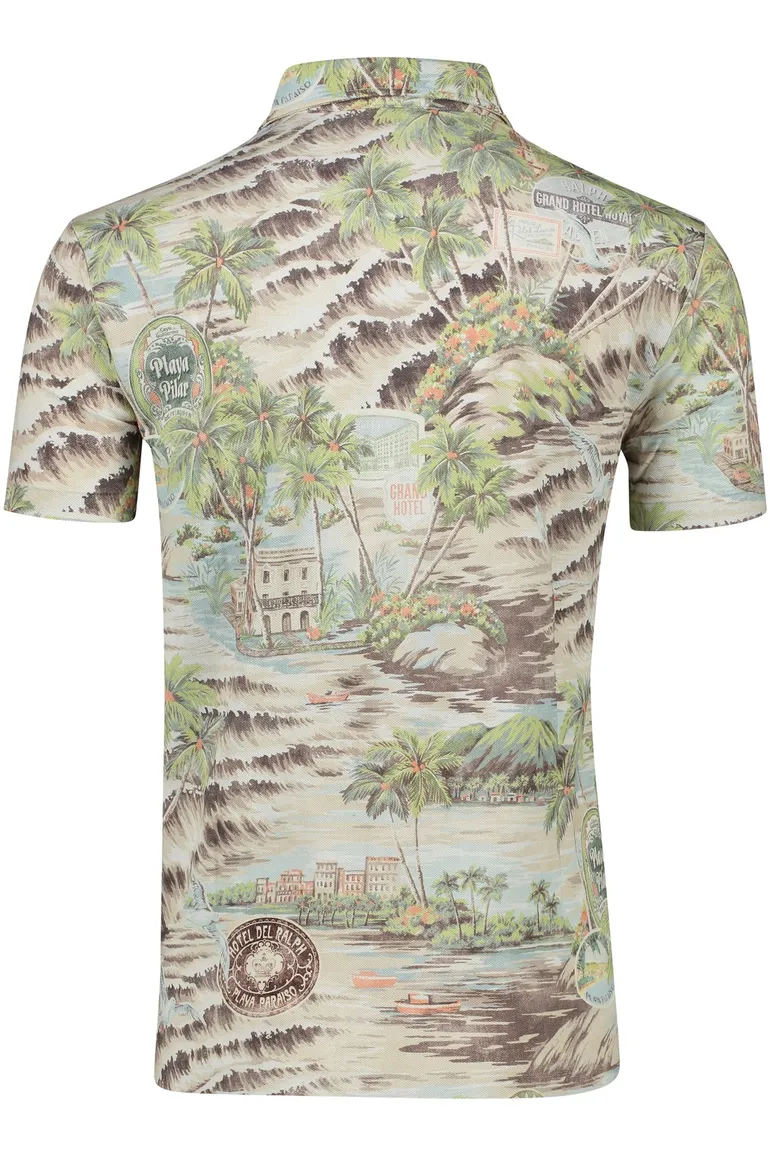 poloshirt korte mouw groen Polo Ralph Lauren Big & Tall