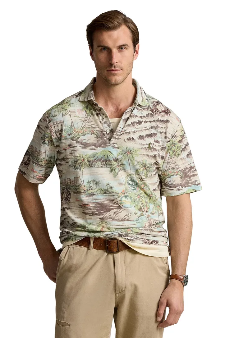 poloshirt korte mouw Polo Ralph Lauren Big & Tall groen