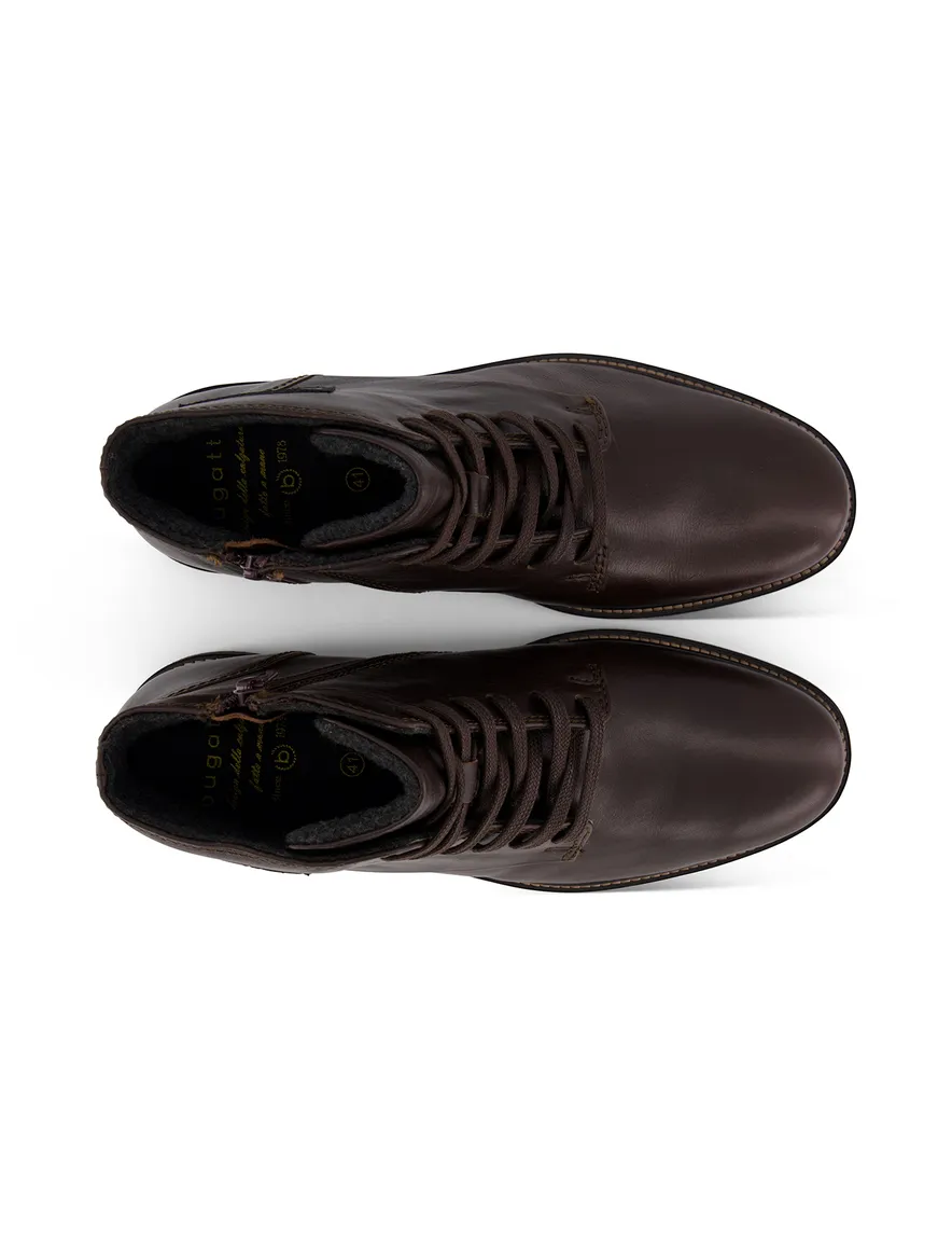 Bugatti boots bruin leer