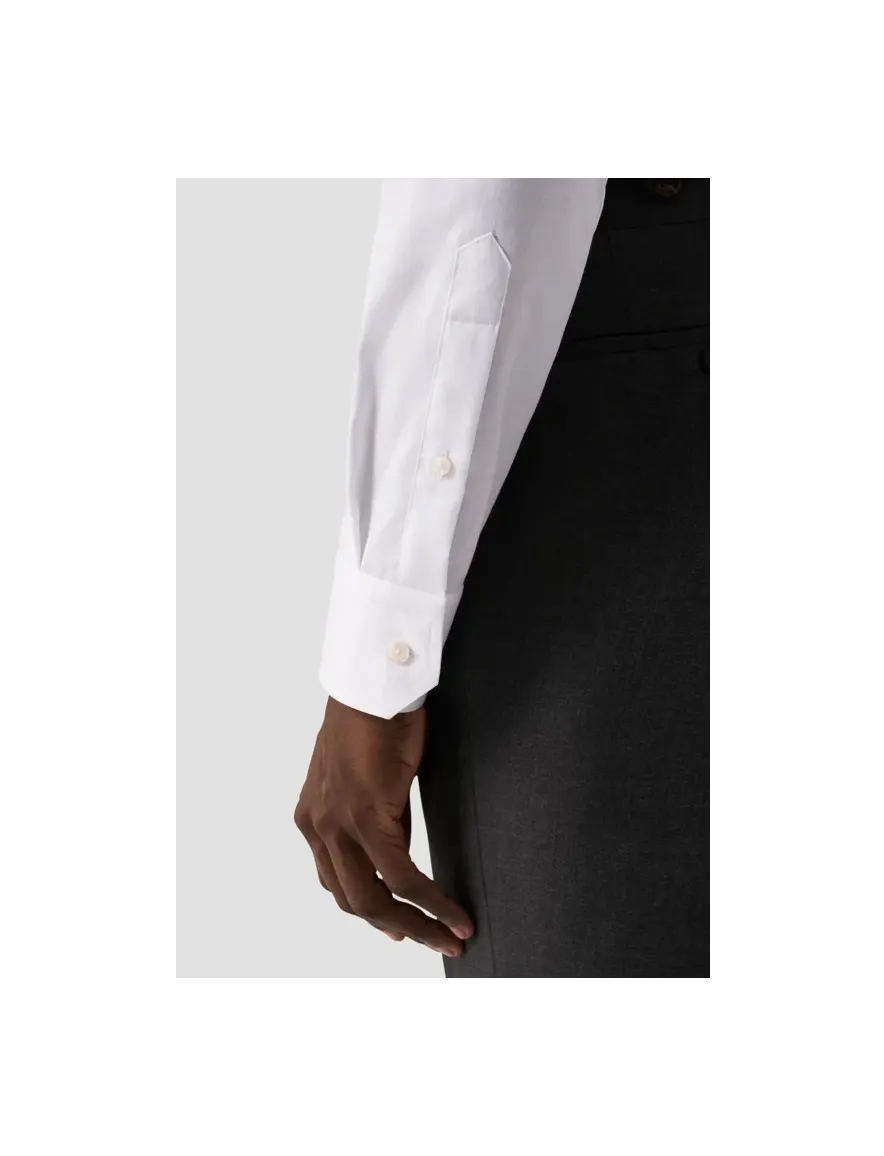 Eton business overhemd Slim Fit wit effen