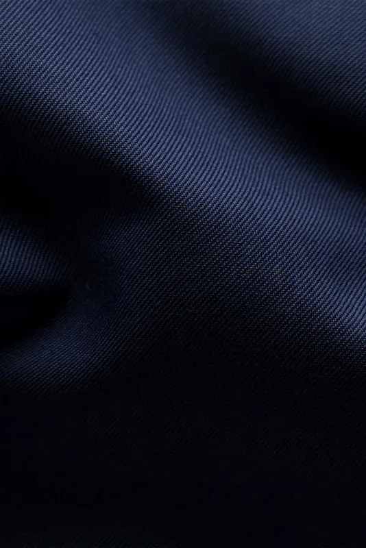 Overhemd Eton Slim Fit donkerblauw effen