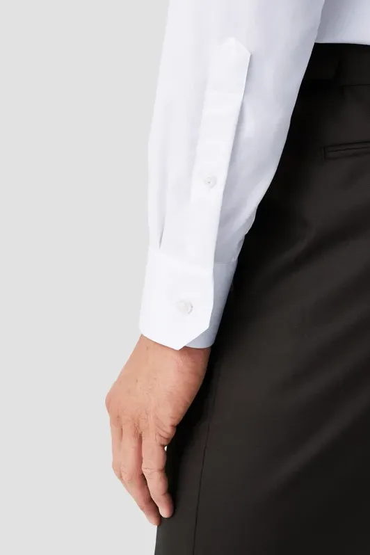 Eton overhemd wit effen cutaway contemporary fit
