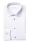 Eton overhemd wit lichtblauw knopen signature twill