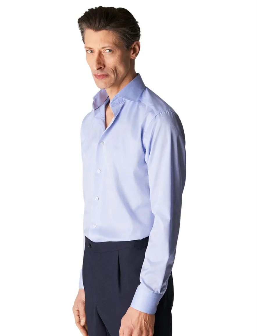 Eton overhemd lichtblauw Signature Twill slim fit