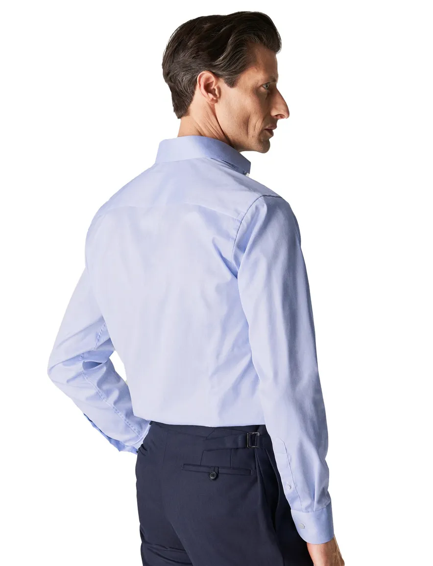 Eton overhemd lichtblauw Signature Twill slim fit