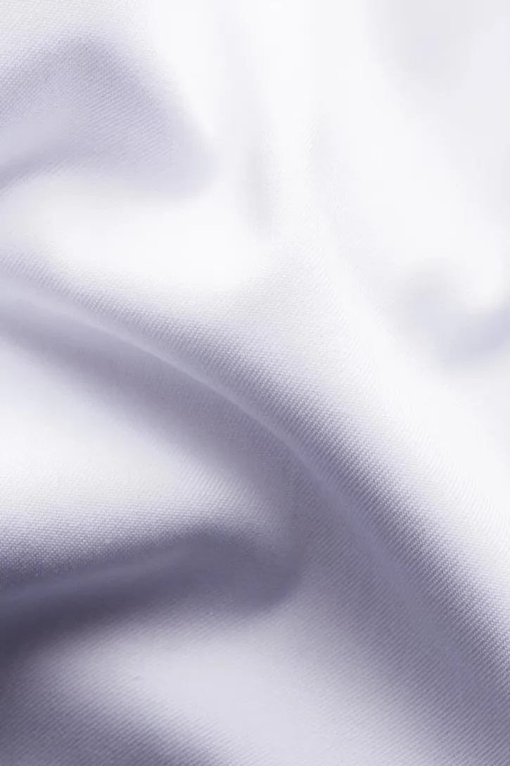 Overhemd Eton signature twill contemporary fit wit katoen