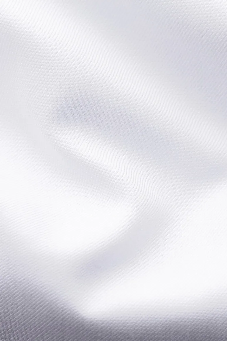 Eton overhemd dubbele manchet wit contemporary fit