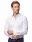 Eton overhemd dubbele manchet wit contemporary fit