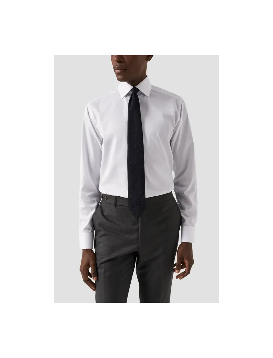 Eton overhemd contemporary fit wit signature twill katoen